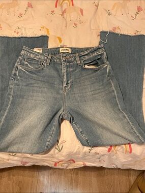L'AGENCE Light Wash Straight Leg Jeans